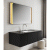 NERO 120 CABINET + TOP + BASIN + MIRROR